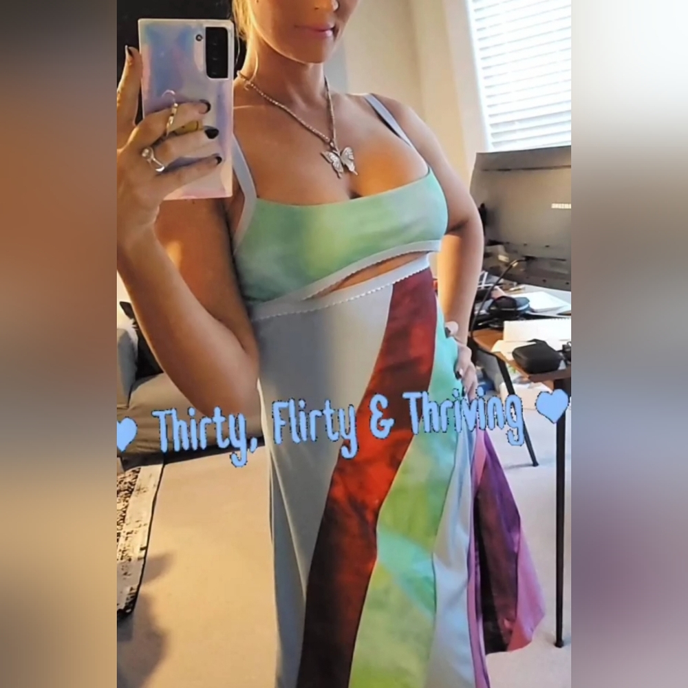 13 going on 30 inspired dress and necklace